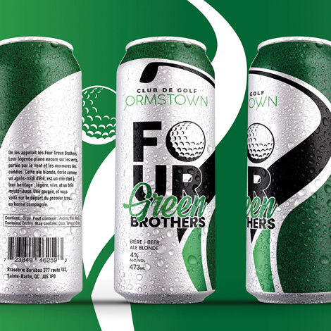 Réalisation du design pour un objet promotionel pour le Golf Ormstown