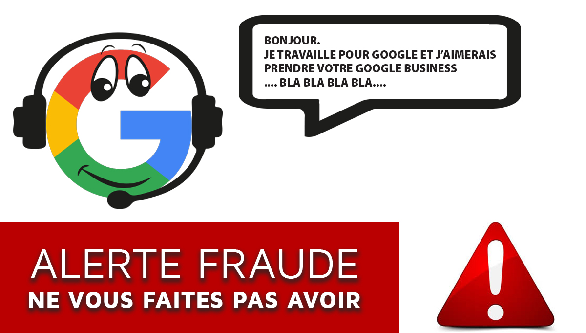 Alerte de fraude avec Google Entreprise