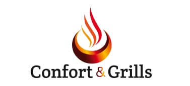 Design et infographie de logo pour Confort & Grills