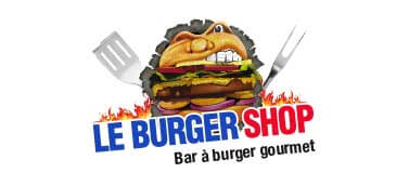 Design et infographie de logo pour Le Burger Shop