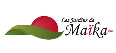Design et infographie de logo pour Les Jardins Maika