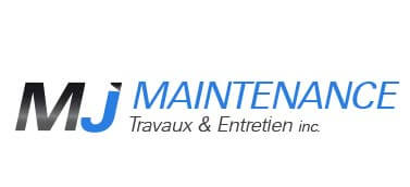 Design et infographie de logo pour MJ Maintenance Travaux et Entretien inc.