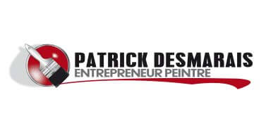 Design et infographie de logo pour Patrick Desmarais entrepreneur peintre