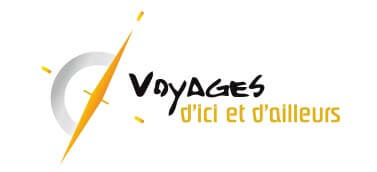 Design et infographie de logo pour Voyages d'ici et d'ailleurs