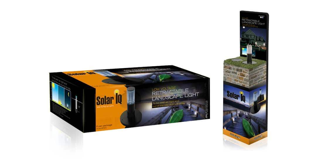 Design et infographie de produit d'imprimerie de marketing de Solar IQ