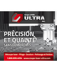 Design et infographie de publicité pour Coupe laser Ultra
