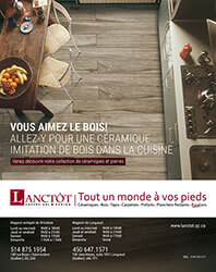 Design et infographie de publicité pour Lanctôt Cuisine