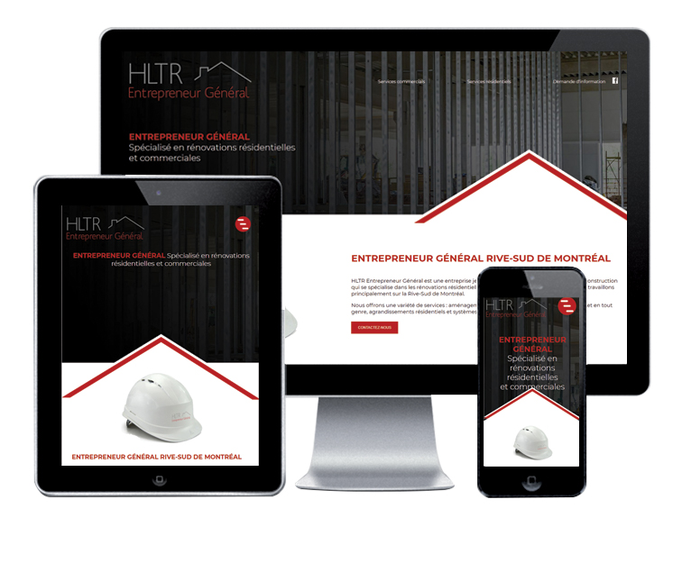 Design et conception du site web HLTR