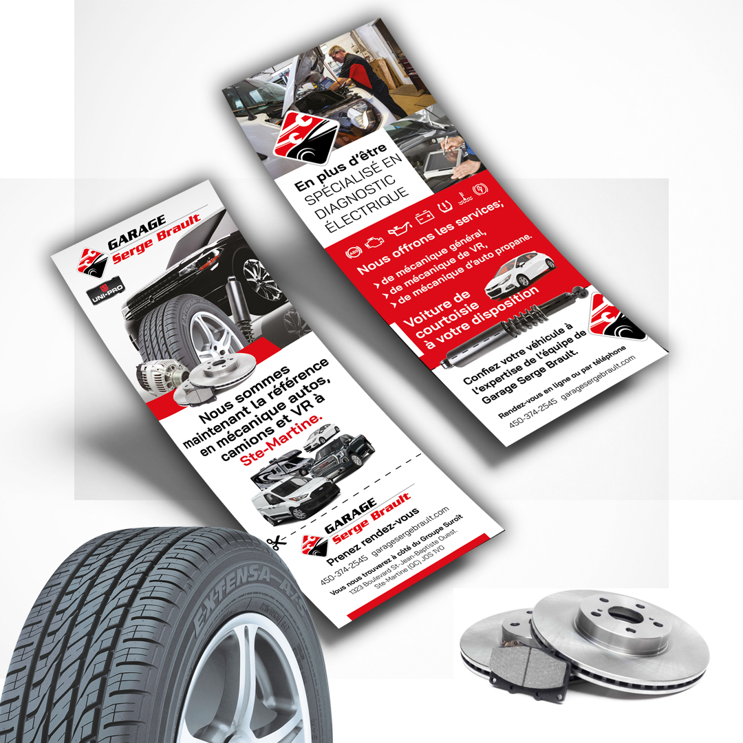Dépliant Garage Serge Brault