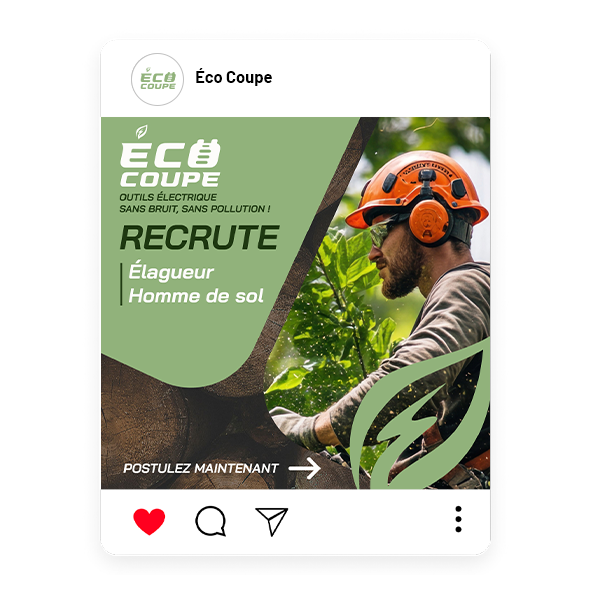 Gestion de réseaux sociaux Éco-coupe
